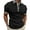 Black, variant on PEASKJP Mens Polos Shirts Men's Polo Shirts Retro Knit Shirt Vintage Striped Shirt Short Sleeve Button Down Clothing (Black,4XL)