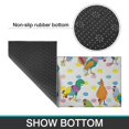 thumbnail image 6 of Gray Chicken Colorful Rooster Dot Pattern Kitchen Rugs Sets Of 2,Anti Fatigue Kitchen Mat Rugs Non Slip Washable,Decorative Kitchen Floor Mats for Kitchen,Sink,Laundry,17"x30"+17"x47", 6 of 7