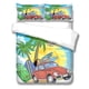 thumbnail image 1 of DUVET COVER BIVEZO Sistemas de cama de buceo Cubiertas de almohadas cómodas Fibra de poliéster decoraciones de cumpleaños Conjunto de colchas para dormitorio XL 3 piezas Eigraketly HA011565-19, 1 of 7