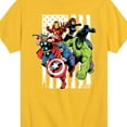 thumbnail image 3 of Marvel The Avengers - American Flag - Toddler And Youth Short Sleeve Graphic T-Shirt, 3 of 5