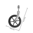 thumbnail image 2 of LOLIPPYY 2Pcs Replacement Front Wheels with Bracket and Bearing for Wheelchair Models Assorted Colors, 2 of 8