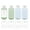 Green+Blue, variant on 6.8 oz Plastic Travel Shampoo Bottles, Refillable Flip Cap Squeeze Bottles for Toiletries, Large Leakage-proof Travel Shampoo and Conditioner Container (Blue and Green)