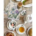 thumbnail image 4 of Spring Flowers Kitchen Dish Towels for Drying Dishes Set of 4, Vintage Floral Leaves Birds Farmhouse Plaid Waffle Weave Microfiber Hand Tea Bathroom Towels Quick Dry & Absorbent Towel 15.7x23.6, 4 of 7