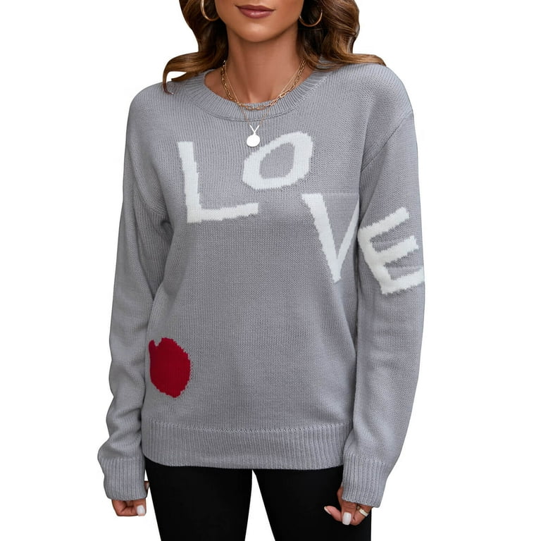Walmart shop heart sweater