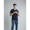 thumbnail image 2 of George Men's and Big Men's Lightweight V Neck Tee with Short Sleeves, 3-Pack, Sizes XS-3XL, 2 of 8