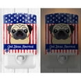 thumbnail image 2 of Caroline's Treasures BB2192CNL Flag and Fawn Pug Ceramic Night Light, 6x4x3", multicolor, 2 of 2