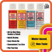 Mod Podge 4 Piece Decoupage Starter Pack Kit, 2 fl oz