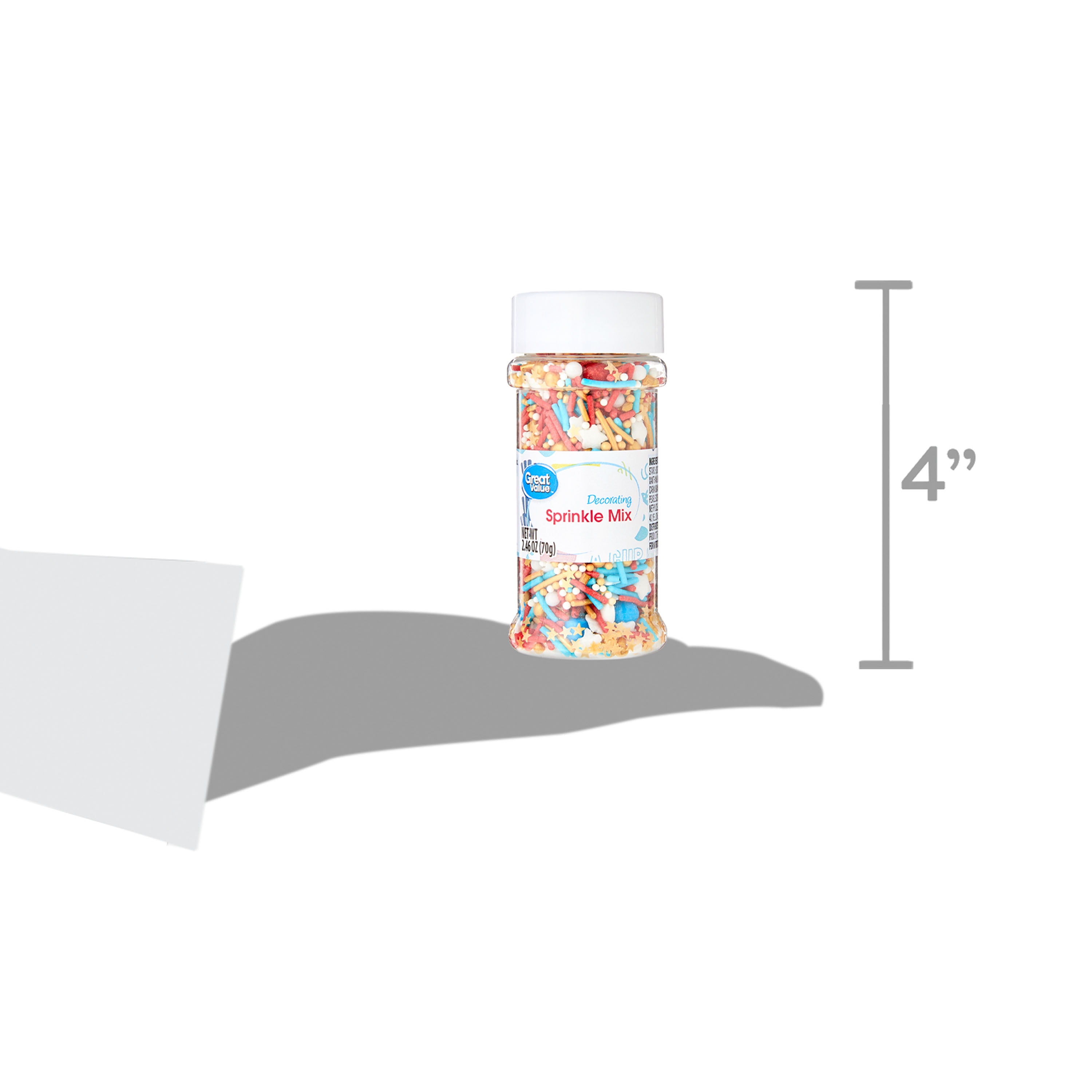Great Value Patriotic Sprinkle Mix, 2.46 oz