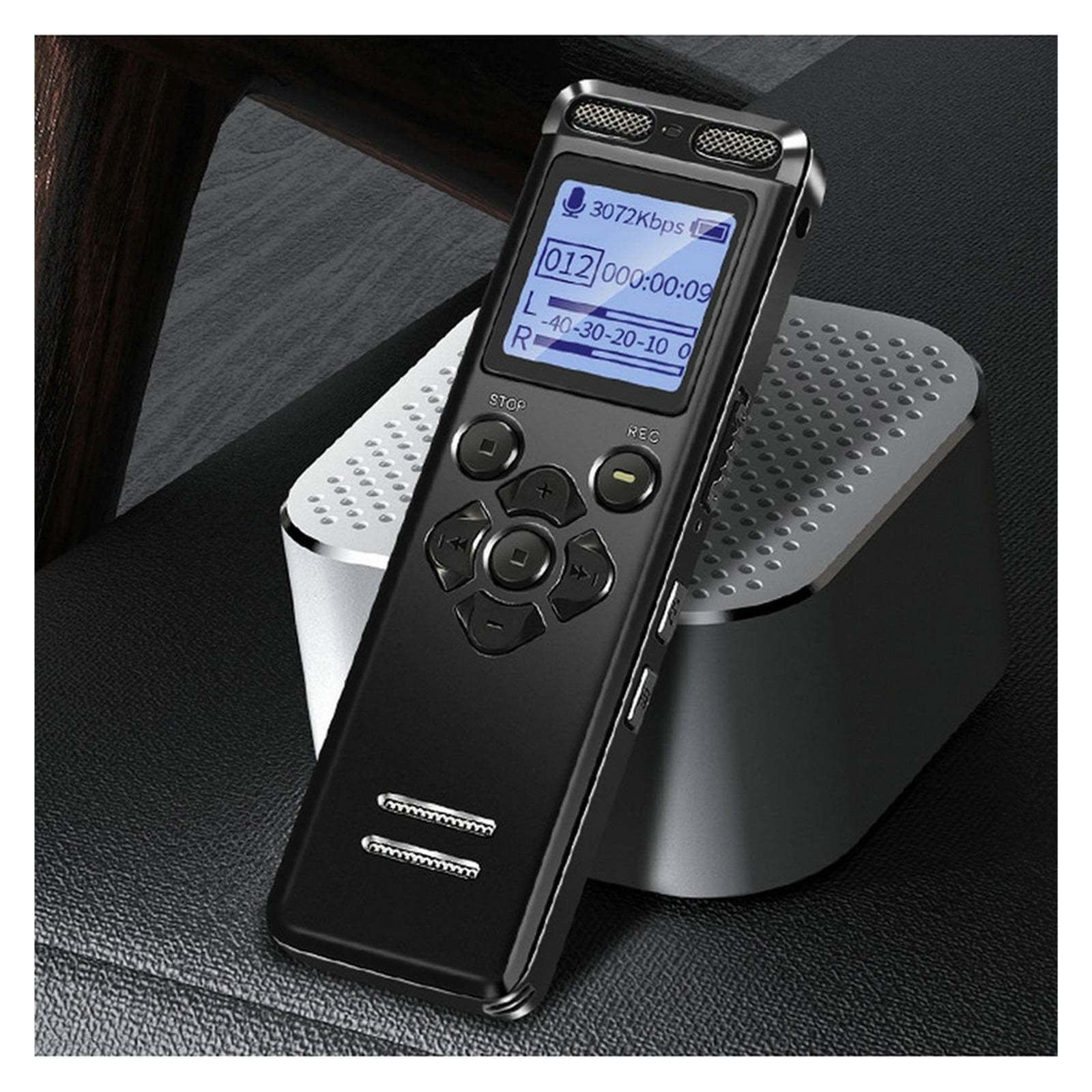 Voice Activated Recorder Big LCD Screen MP3 Player Extended Memory WAV HiFi Recording Record