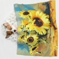 thumbnail image 5 of XMXY Dog Throw Blankets, Soft Cozy Flowers Flora Pet Blankets for Couches Machine Washable for Indoor Cats Dogs, Medium Size, 5 of 8