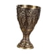 thumbnail image 3 of Copa medieval vintage, cristalería ceremonial, aniversario, elegante diseño tallado Bronce, 3 of 9