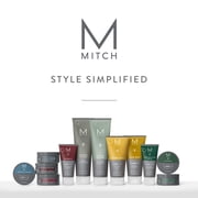 MITCH by Paul Mitchell Dry Paste Texture Clay for Men, High Hold, Ultra-Matte Finish, For All Hair Types, 3 oz.