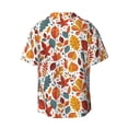 thumbnail image 2 of Haiem Autumn Leaves Men's Casual Shirts Short Sleeve Button Down Shirts Fashion Textured Summer Beach Shirt-4X-Large, 2 of 7