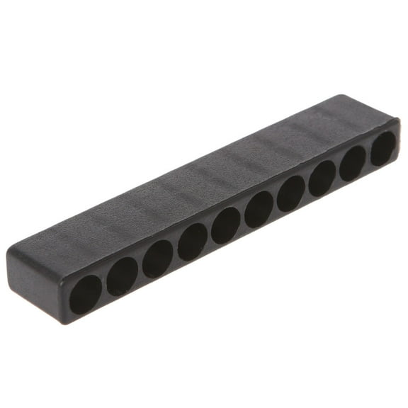 Practical Screwdriver Hole 12 Holes Hex Shank Bit Holder Plastic Storage Case Tool for Home Repair Shop