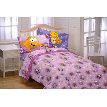 bubble guppies fun guppies cotton and polyester bedding sheet set