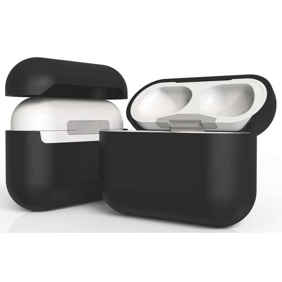 Case for Airpods Pro, Black Ultra Slim Hard Protector Cover for Apple Airpods Pro Console (2019)