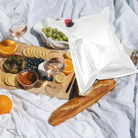 WHAMVOX Wine Bag Multi Beverage Storage For Travel Picnics 5Pcs 15.7X12.9X0.4In