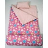 SoHo Kids Collection, Classic Sleeping Bag (Blushy Pink Bubbles)
