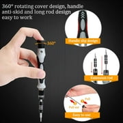 117 in 1 Precision Screwdriver Set Professional Electronics Repair Tool Kit with 98 Bits Magnetic Driver , pry, Spudgers for Tablet, MacBook, PC, iPhone, Xbox,PS4, 5, Nintendo Switch Game Console iMac