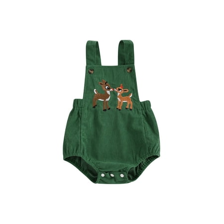 

Niceyoeuk Baby Girls Boys Ovrealls Rompers Christmas Clothes Bodysuits