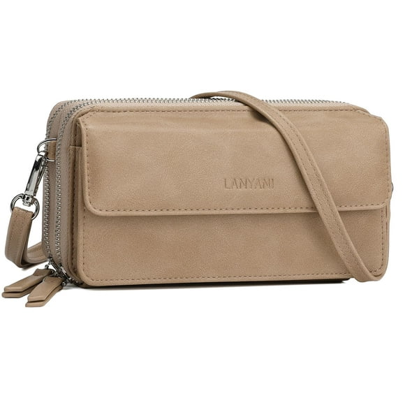 Bolso bandolera Lanyani RFD para teléfono, cartera, bolso de mano para mujer