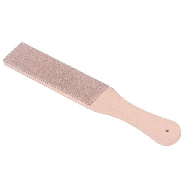 Correa De Cuero De Doble Cara, Correa De Afilado Rápido Para Afilar Cuero De Madera De Haya, Restaura Los Bordes Afilados De Cuchillos Y Hojas, El Kit