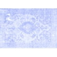 thumbnail image 1 of Ahgly Company Machine Washable Indoor Rectangle Persian Blue Traditional Area Rugs, 5' x 8', 1 of 4