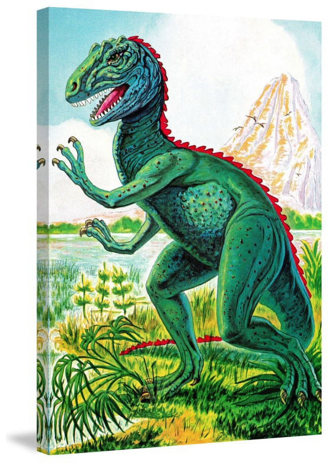 Marmont Hill "Ceratosaurus" by Curtis Painting Print on Canvas