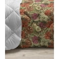 thumbnail image 3 of Flower Down Alternative Comforter, Eloquent Grace of the Blossoms and Leaves Paisley Pattern Colorful Illustration, Microfiber Quilt for All Season, 5 Sizes, Multicolor, by Ambesonne, 3 of 3