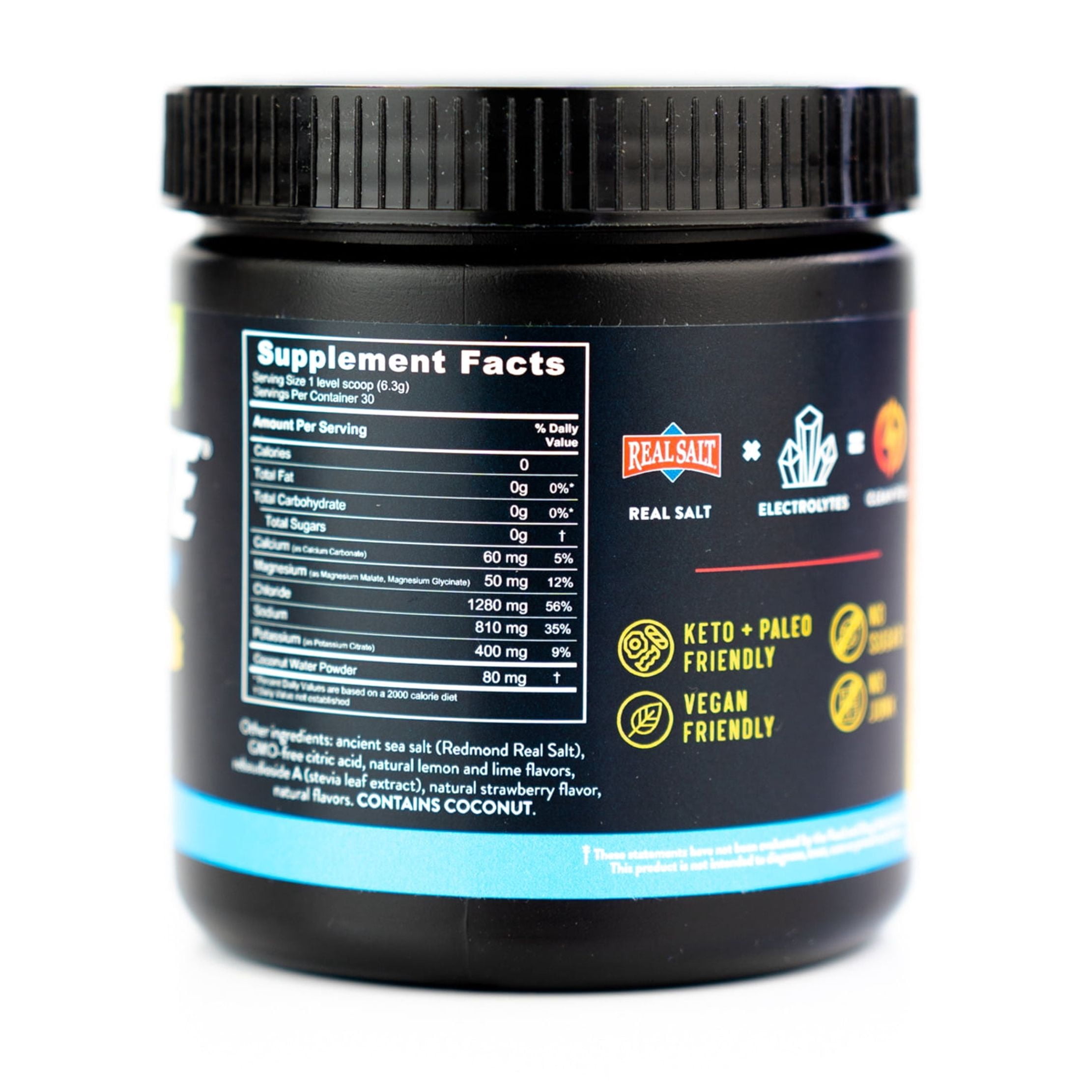 Redmond Re-Lyte Electrolyte Drink Mix, Strawberry Lemonade-6.88 oz