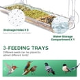 thumbnail image 3 of Comedero para Pájaros de Ventana SUNALLY con Ventosas Transparentes para Exterior, 3 of 7