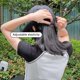 thumbnail image 3 of Women's Beach Sun Hat Foldable Outdoor UV Protection Drawstring Sun Hat for Beach Hiking Garden Travel, 3 of 5
