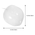 thumbnail image 2 of KAKOWELY Kit de 20 globos transparentes para fiestas de cumpleaños y decoración de bodas., 2 of 5