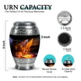 thumbnail image 2 of SABURIAL Saxophone Funeral Urn Adult Ash Man & Women - Small Urns For Human Ashes - 3 Inch - Pack Of 1 - Ash Burials For Human Ashes - Keepsake Urns For Adult - Unique Urn, 2 of 7