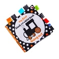 thumbnail image 3 of 1PC Black White Label Cloth Book Visual Stimulation Cloth Book Wear Resistance Cloth Books Early Educational Chewing Cloth Book for Baby Kids Infant Toddler Playing Going Out Style, 3 of 8