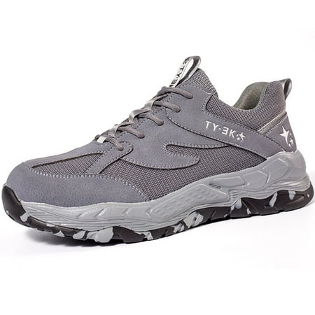 

Tanleewa Steel Toe Safety Shoes for Men Working Non-Slip Protective Shoe Size Men7.5/Women8.5