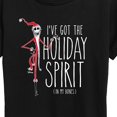 thumbnail image 3 of The Nightmare Before Christmas - Holiday Spirit In My Bones - Women's Short Sleeve Graphic T-Shirt, 3 of 5