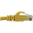 thumbnail image 3 of Tripp Lite by Eaton Cat6a 10G Snagless Molded UTP Ethernet Cable (RJ45 M/M), PoE, Yellow, 2 ft. (0.6 m), 3 of 4