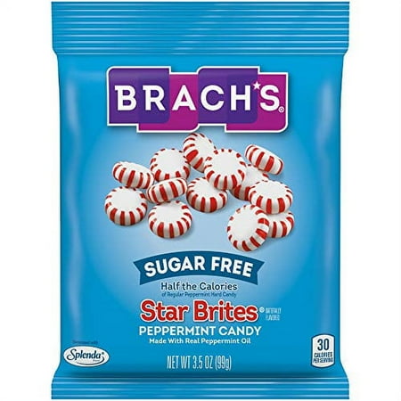Brach's Sugar-free Star Brites Peppermint Candy, 3.5 Oz.