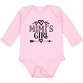 thumbnail image 3 of Inktastic Mimi Girl Granddaughter Girls Long Sleeve Baby Bodysuit, 3 of 5