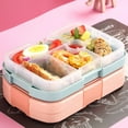 thumbnail image 3 of Lunch Box for Women Bento Box Teens Divided Lunch Containers for Adults Teens College Dorm Lunch Box Microwave Bento Box Lunch Box Food Containers for College,Dorm,Office & Travel, 3 of 6