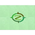 thumbnail image 1 of Ahgly Company Indoor Rectangle Patterned Mint Green Area Rugs, 8' x 10', 1 of 6