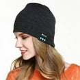thumbnail image 2 of ZOELNIC Bluetooth Music Hat Soft Acrylic Beanie with Built-in Microphone and USB Charging, 2 of 9