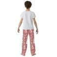 thumbnail image 5 of FORMRS Kids Pajama Pants with Pockets Size 9-10Y Boys Lounge Sleep Bottoms, Bunny Love Blooms, 5 of 8