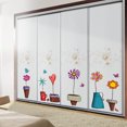 thumbnail image 4 of Cateissary Pegatinas en maceta frescas, calcomanía autoadhesiva, ventana de vidrio, dormitorio, papel de pared comercial, papel tapiz para dormitorio, Decoración del hogar Cateissary HA6578-00B, 4 of 6