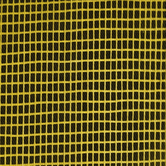 Ahgly Company Indoor Square Patterned Midnight Gray Area Rugs, 5' Square