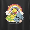 thumbnail image 3 of Winnie the Pooh - Pooh and Eeyore Rainbow - Youth Girls Boxy T-Shirt, 3 of 5