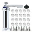 thumbnail image 2 of Spritz Cookie Press Gun Kit,13 Cookie Discs+8 Icing Nozzles Perfect for DIY Christmas Cookies and Decorating Cookies,Gifts for Mum & Women（Black), 2 of 8