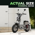 thumbnail image 4 of Isinwheel H7 Pro 1200W Electric Scooter for Adults with 38 mph Speed and 43 Miles Range for Urban Commute and Off-Road Adventure, 4 of 9
