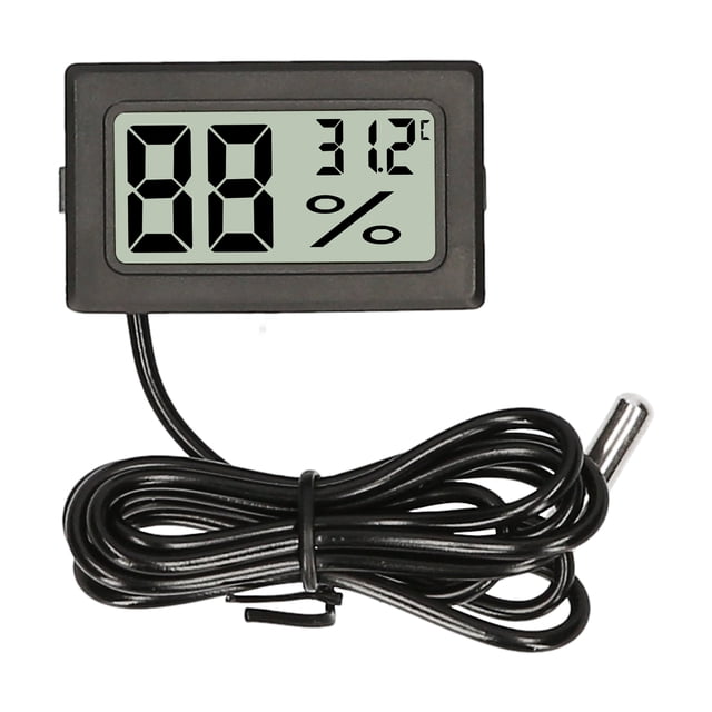Termómetro Digital Para Acuario Lcd Medidor De Temperatura Para Pecera Con Sonda Ntc Imperm Tomshoo Termómetro de acuario